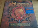 SAXON - INTO THE LABYRINTH - NEON ORANGE VINYL LP - NWOBHM