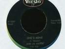 JOHN LEE HOOKER She's Mine on Vee Jay R&B Blues 45 Hear