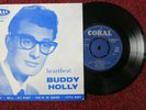 BUDDY HOLLY HEARTBEAT EP CORAL FEP 2015 1ST PRESSING UK 1958 EX+