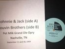 Pet Milk Grand Ole Opry / Sep 11 & Sep 18, 1959 / w Kitty Wells / Grandpa Jones