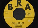 BYRON LEE: The Record / Hang On Sloopy 45 (tear ol, unique press of this Jamaic