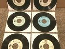 6 Rolling Stones 45 RPM Rock Promo Records Tumbling Dice Miss You Heartbreaker