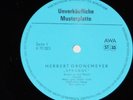 HERBERT GRÖNEMEYER -Sprünge- LP Musterplatte Promo VEB Amiga AWA DDR