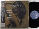 CLIFFORD BROWN/MAX ROACH Study In Brown EMARCY LP NM japan w/obi