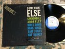 CANNONBALL ADDERLEY / MILES DAVIS   SOMETHIN’ ELSE LP  BLUE NOTE BST-1595 Stereo
