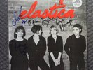 ELASTICA *Self-Titled S/T* Flexi UK Band Signed w/Cert +Extra Vinyl LP Record