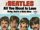 The Beatles   All You Need Is Love  P/S & 45  On Capitol Original