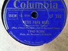 78 RPM - TINO ROSSI - Petit papa Noel - COLUMBIA LF 232.