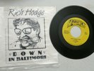 45 RPM, Rich Hodge, Down in Baltimore, PRIVATE PRESS 1987, Made in Baltimore, NM