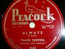 TEMPO TOPPERS & LITTLE RICHARD doowop 78 ALWAYS on Peacock RICE RED BEANS TB1163