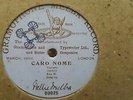 NELLIE MELBA CARO NOME IN KEY E GRAMOPHONE MONARCH 03025