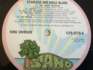 King Crimson LP Starless and bible black UK Pink island rim 1st press A-3U B-3U+