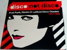 DISCO NOT DISCO 2LP Post Punk Electro & Leftfield Disco Classics 1974 - 1986