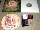STEVE PERRY Signed TRACES Album LP with Socks, Keychain, Patch & Turntable Mat