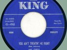 MAC CURTIS You Ain't Treatin' Me Right 45rpm King 1956 rockabilly classic