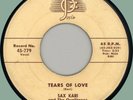 SAX KARI & QUAILTONES Tears of Love / Roxanna 45rpm Josie '56 original 1st press