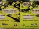Decca LXT.2721/2722 - Mahler - Das Lied von der Erde - Kathleen FERRIER - 2 LPs