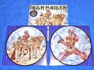 IRON MAIDEN SOMEWHERE BACK IN TIME 2 LP VINYL PICTURE (1ST PRESS - 2008) LTD.