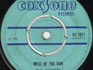 Soul Vendors - West Of The Sun b/w Alton Ellis - A Fool  UK 7