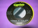 AUGUST - Sunshine Of Your Love/Hurdy Gurdy Man. RARE  70's HEAVY ROCK  *EX+