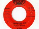 Rare Rockabilly WALLY HUGHES Convertible Car / Pug Nose & Pony Tail EMBER 45
