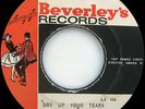 Bruce Ruffin DRY UP YOUR TEARS / ONE WAY STREET Beverley's 45 ROCKSTEADY