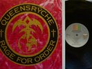 QUEENSRŸCHE Rage For Order ST-17197 EMI America queensryche Vinyl LP 1986 EX+