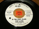 TERI ALLEN - IN THE FIRST PLACE - THIS LITTLE GIRIL / LISTEN - TEEN GIRL POPCORN