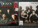 QUEEN GREATEST HITS RED VINYL x 2 / THE WORKS CLEAR VINYL LP'S HMV LTD EDITIONS