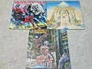 3 LP Iron Maiden Powerslave Somewhere In Time The Number the Beast Record Metal