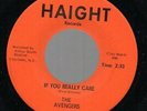 Avengers If You Really Care Juliet Haight Records Garage 45  PLAYGRADED