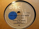 PAUL BOWLES FIRST REC THEY CANNOT STOP DEATH Romolo de Spirito Carrington Welch