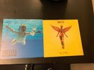 NIRVANA - IN UTERO AND NEVERMIND VINYL RECORDS