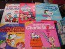 (5) Charlie Brown Records with a 12 Page Color Read-A-Long Book,Peanuts Moving B
