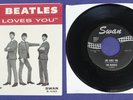 Beatles Original SWAN Picture Sleeve She Loves You with vinyl 45 RPM Record NICE