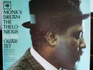 MONK'S DREAM The Thelonius Monk Quartet CS 8765 2-eye First Press