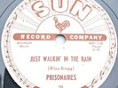 PRISONAIRES Just Walkin' In Th Rain/Baby Please (1953 SUN Promo) 78 Doo Wop WLP