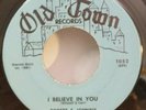 Robert & Johnny Old Town 1052 I BELIEVE IN YOU (GREAT DOO WOP 45) PLAYS NEW