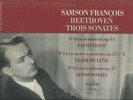 SAMSON FRANCOIS plays 3 sonatas BEETHOVEN  French STEREO COLUMBIA SAXF 985 M
