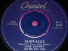 GENE VINCENT Be Bop A Lula 1956 UK 7