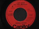 FREDA PAYNE: I Get High (on Your Memory) / Mono 45 (dj) Soul