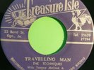 TRAVELLING MAN / IT'S  YOU I LOVE. TECHNIQUES. TREASURE ISLE 45 ALT .TAKE