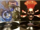 2 LPs - KROKUS - HEADHUNTER AND BLACK N BLUE - WITHOUT LOVE VINYL LP SHRINK WRAP
