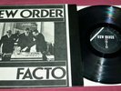 NEW ORDER De Facto, Radio - RARE Live in Sweden 1981 LP - Textured Sleeve & Wrap