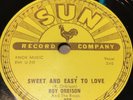 ROY ORBISON - SWEET AND EASY TO LOVE / DEVIL DOLL (RARE 1957 SUN 265 78RPM 10