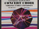 VIRGINIA UNION CONCERT CHOIR: Contemporary Trends In Music LP (slight cw, stai