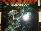 BEETHOVEN Nine Symphonies, GEORG SOLTI, Chicago S.O. 9LP's, 1975 NM/VG