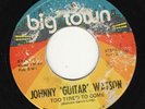 JOHNNY “GUITAR” WATSON : TOO TIRED TO COME/HOT LITTLE MAMA: 7” USA  EX/EX