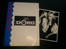 Doro Pesch -  4-sided Promo Info Sheet + Photo 1989 - Force Majeure