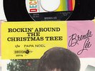 BRENDA LEE - ROCKIN' AROUND THE CHRISTMAS TREE - ORIGINAL 45 WPS - GREAT SHAPE